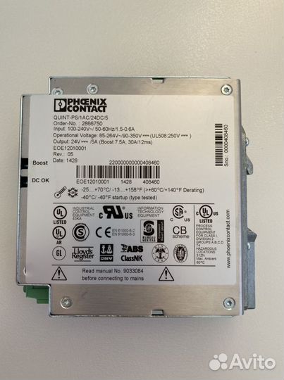 Блоки питания psm-a500 (арлан); phoenix contact