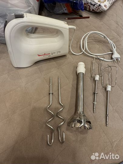 Миксер moulinex новый hm612