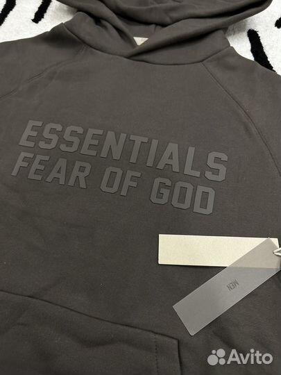 Худи fear of god essentials оригинал