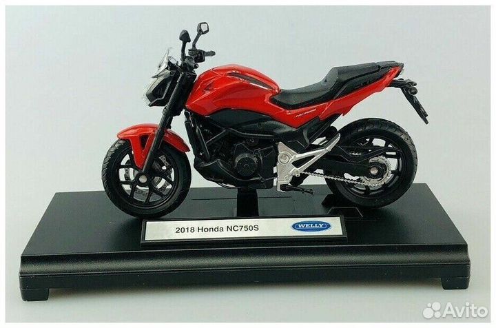 Модель мотоцикла Honda NC750S Welly 12854