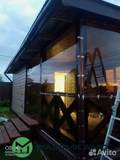 Мягкие окна для беседки и веранды