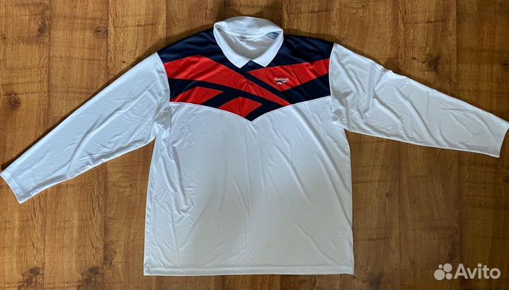 Толстовка лонгслив поло Reebok, размер XXL