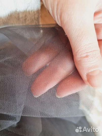 Ткань фатин для платьев, 2 рулона