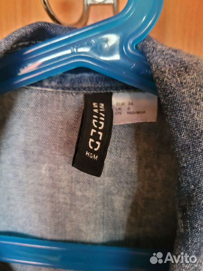 Джинсовая рубашка H&M