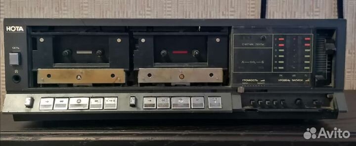 Стереомагнитофон двухкассетный Нота м-220с-1