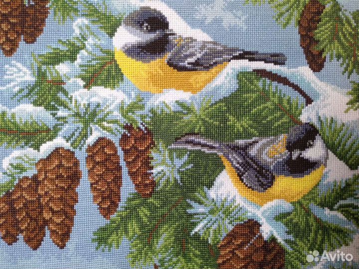 Картина, вышитая крестом 