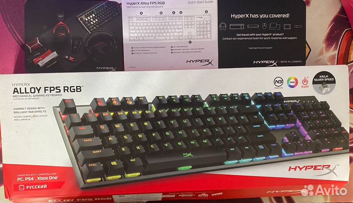 Клавиатура HyperX Alloy FPS RGB