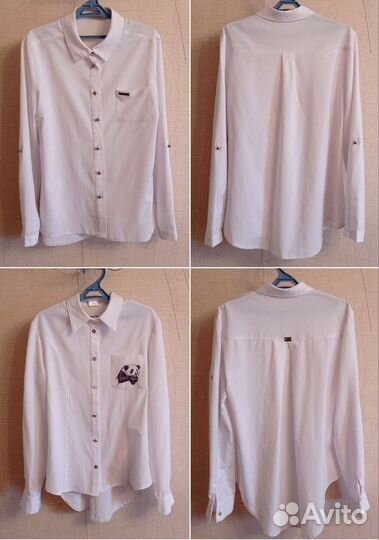 Блузки для девочки школьные