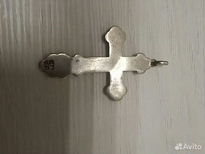 Старинный серебрянный крест с редким клеймом