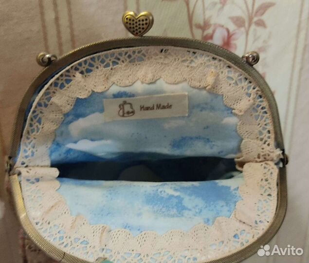 Интерьерная кукла,сумочка текстильная с формуляром