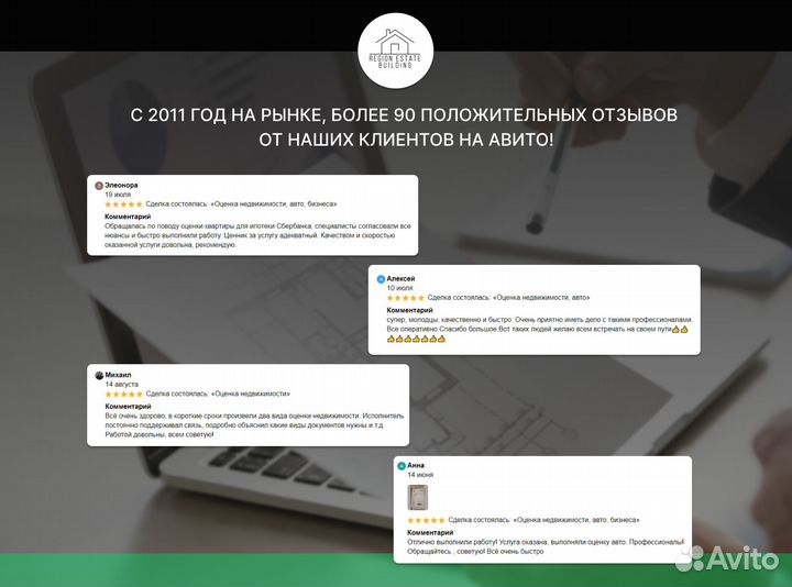 Оценка для наследства/ опеки