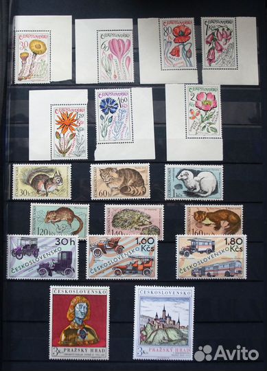 Марки Чехословакии 1953-1974 чистые