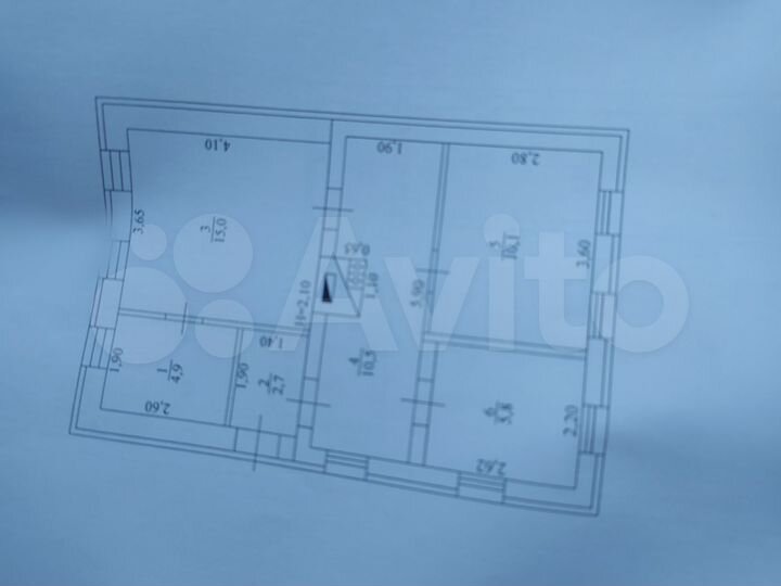 Дом 47 м² на участке 4 сот.