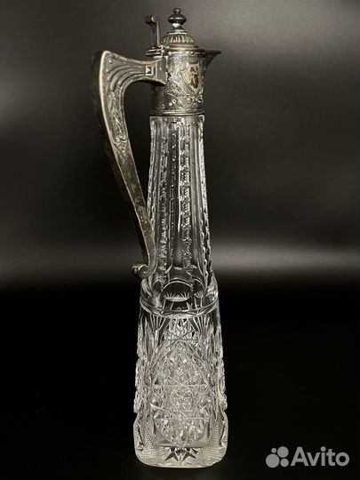 Графин хрусталь серебро 84 проба