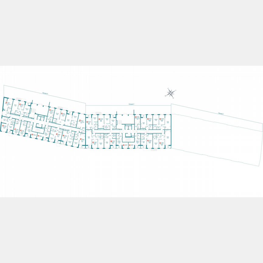 3-к. квартира, 83 м², 1/18 эт.