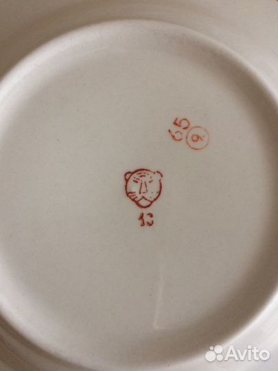 Фарфоровые тарелки СССР
