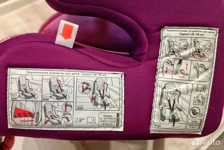 Детское автокресло 9 до 36 кг isofix