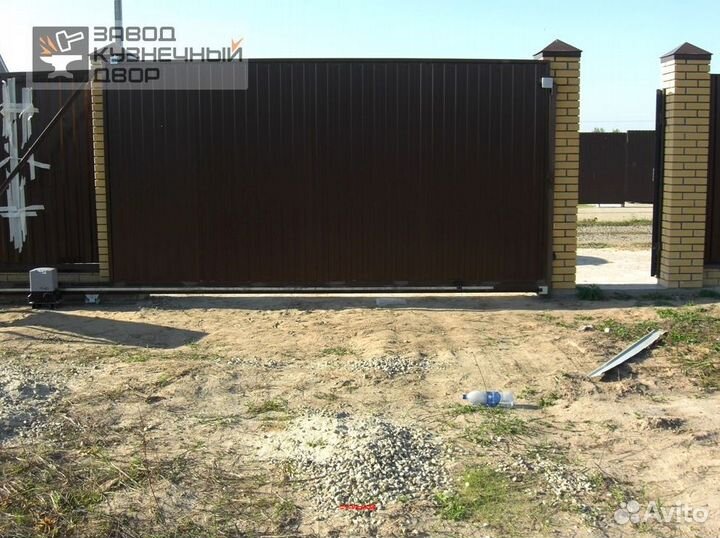 Ворота откатные с установкой под ключ