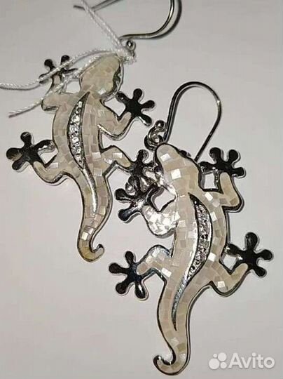 Серебряные серьги 
