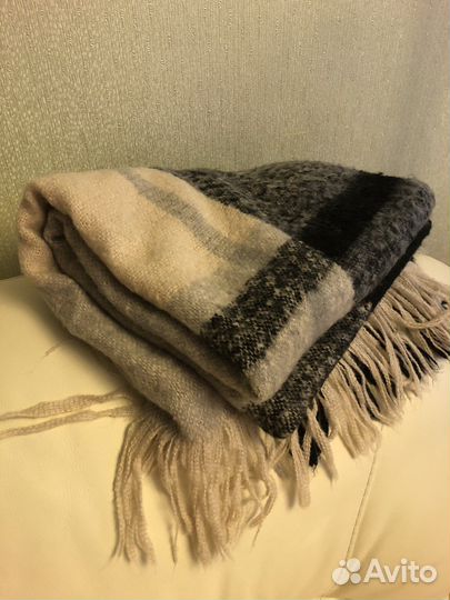 Телый объемный шарф