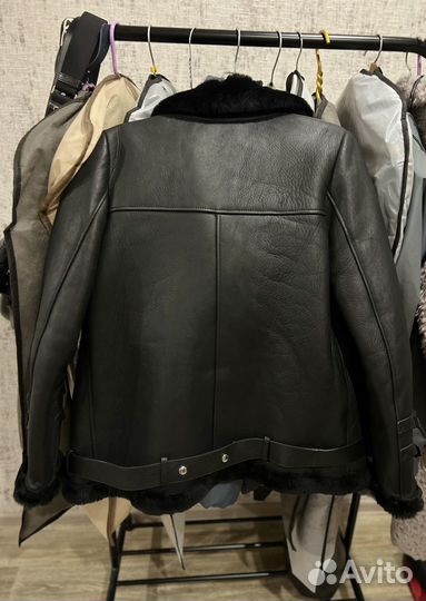 Дубленка авиатор натуральная