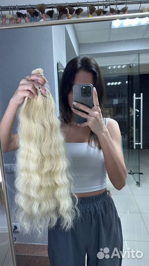 Срез Блонд с активной волной 93гр,55см