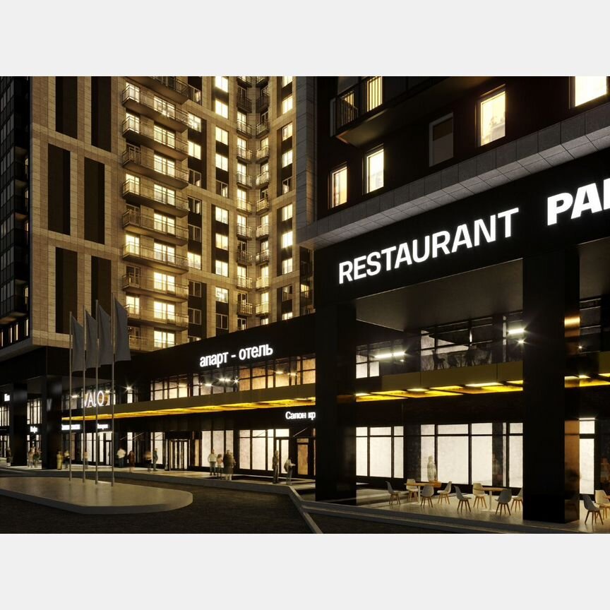 Апартаменты-студия, 28,7 м², 8/18 эт.