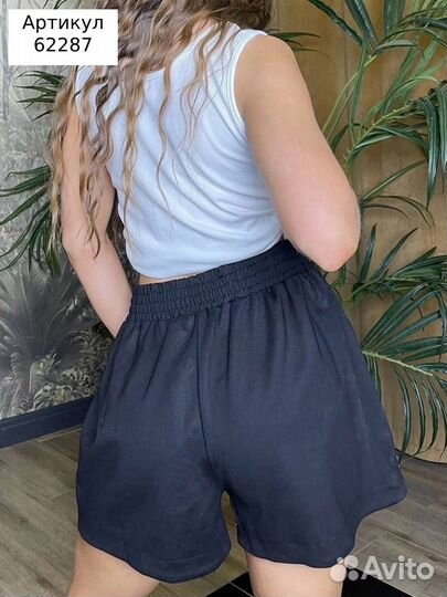 Шорты со стразами