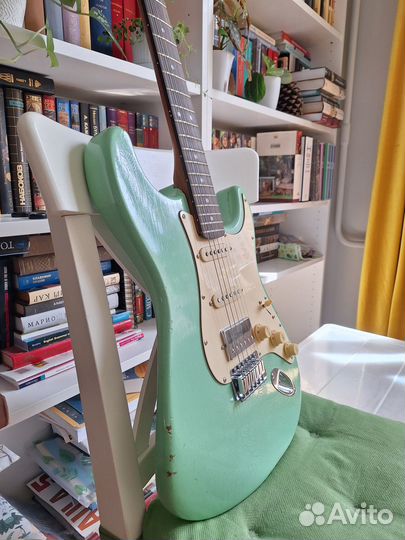 Relic partcaster Stratocaster surf grееn