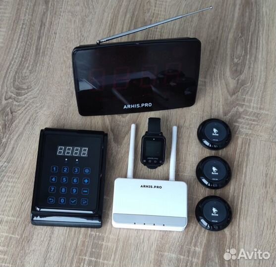 Система вызова персонала беспроводная - комплект