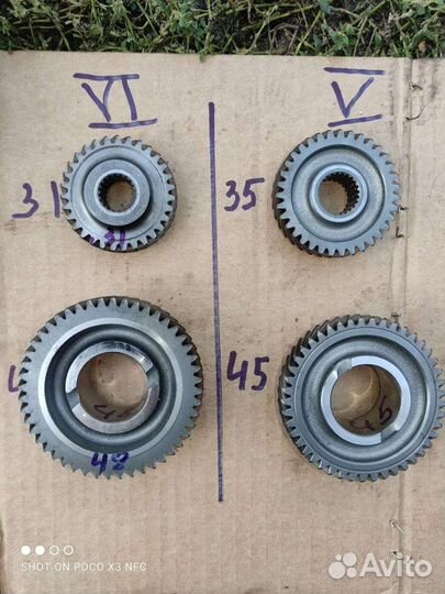 Пятая-шестая передача МКПП VW Passat B6, B7 NBW LH