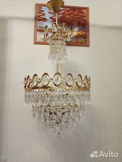 Люстра хрустальная