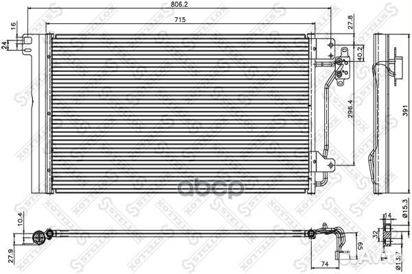 NS946048FC 351 317-651 7H0820411B радиатор