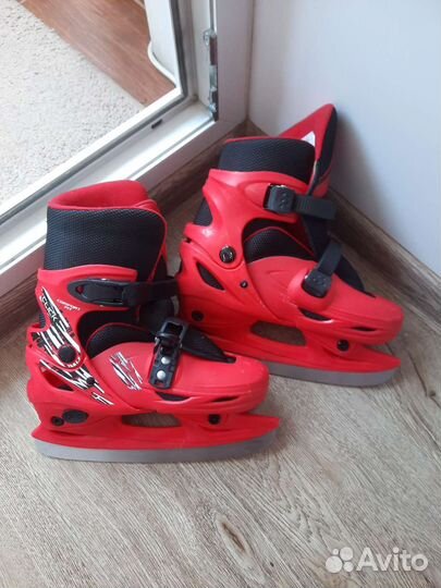 Коньки раздвижные 30-33, 34-37