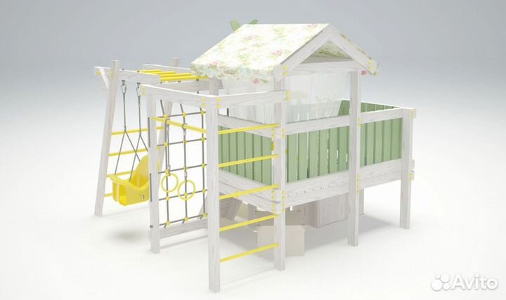 Развлекательный центр Baby 2 оливковый