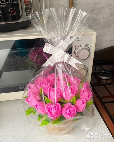 Цветы тюльпаны букет