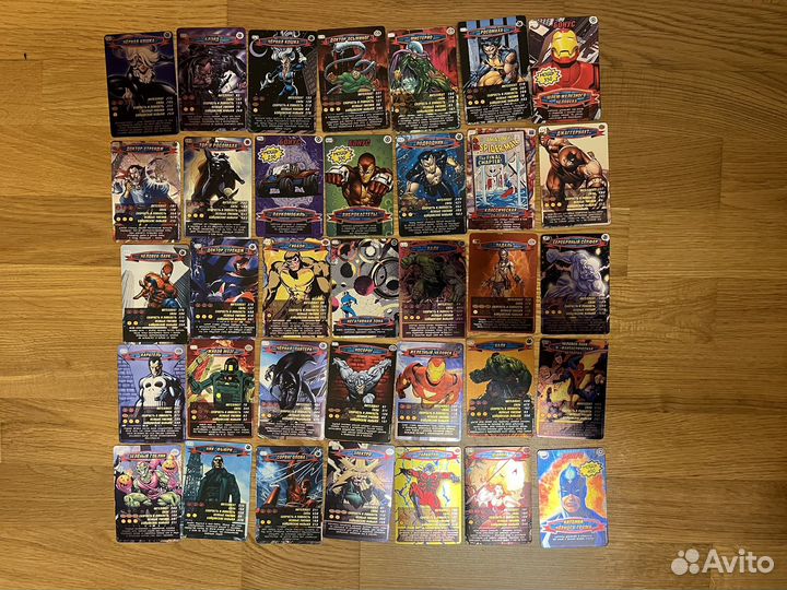 Человек-паук Ультраредкие и Суперредкие (61 карта)