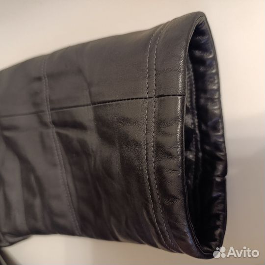Кожаная куртка мужская 48 50 бу