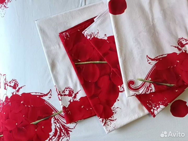 Постельное белье 2спальное, евро 100%хлопок