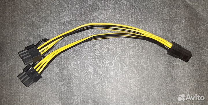 Переходник питания с 6 пин на 2*8 пин