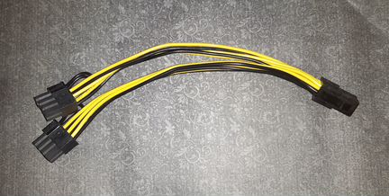 Переходник питания с 6 пин на 2*8 пин