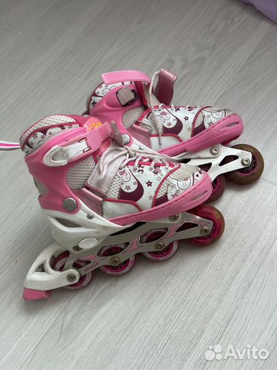 Роликовые коньки детские с защитой