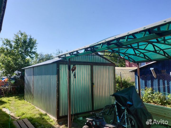 Гараж-ракушка Хоз.блок