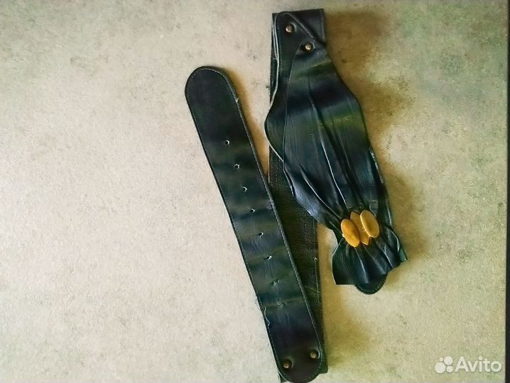 Винтажный ремень кожаный СССР