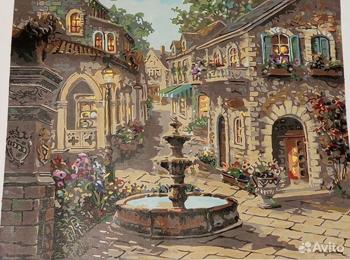 Картины по номерам раскрашенная