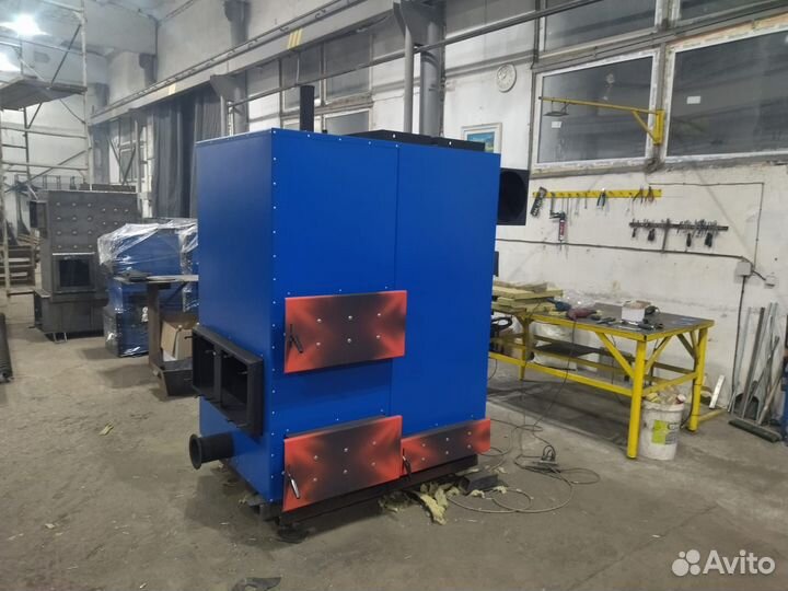 Твердотопливный котел с автоматической подачей