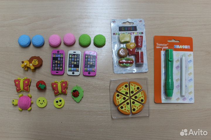 Ластики. Стирательные резинки. Коллекция