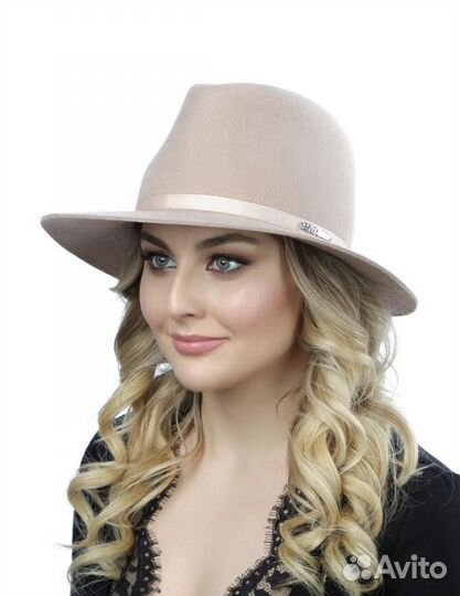 Шляпа женская фетр