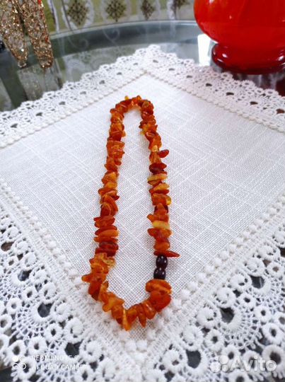 Бусы янтарь СССР