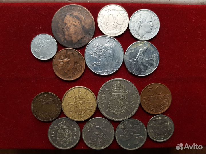 Наборы монет европейских стран